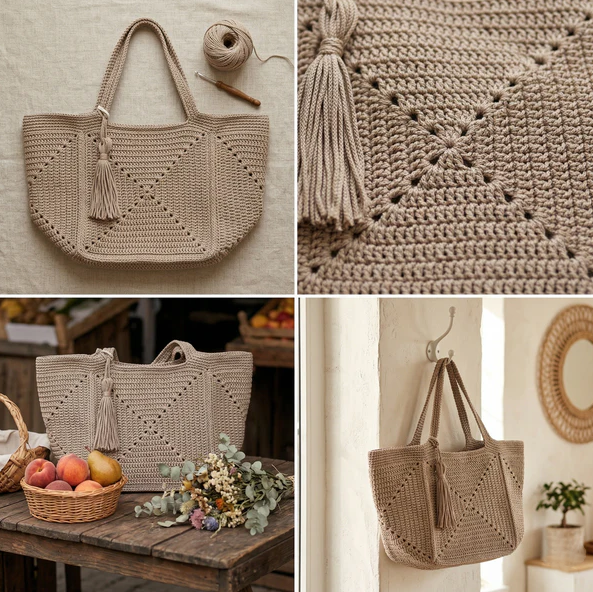 Sac Gerda l'Oie | Patron de crochet PDF